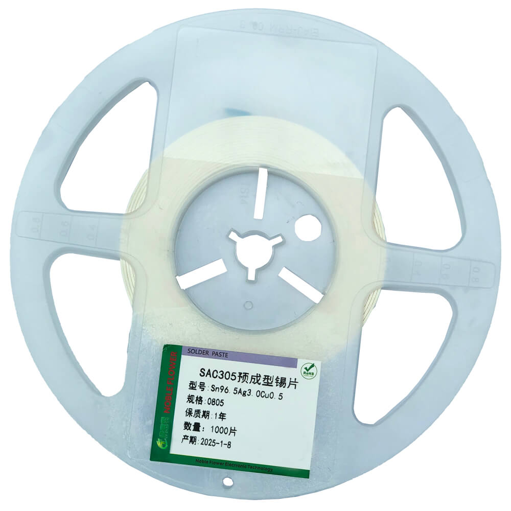 Sn96.5Ag3.0Cu0.5 solder pads